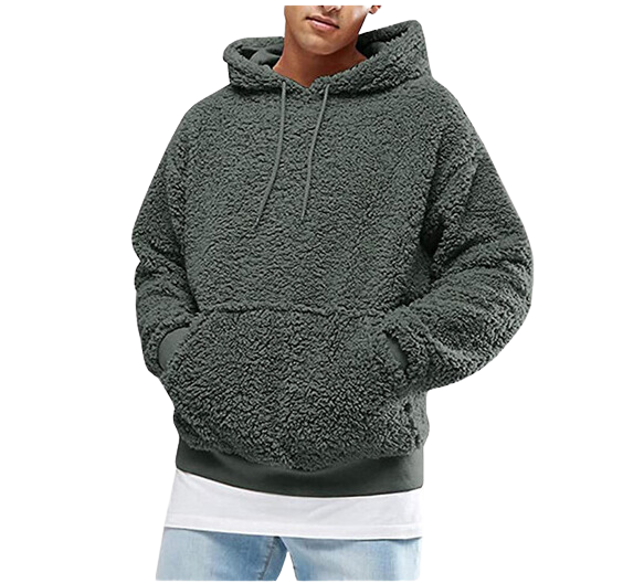 Fluffy Fleece Hooded Sweatshirt